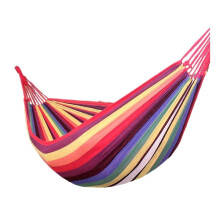 Outdoor Camping Hammock with Thick Fabric, Size 190 x 80, and, Ideal for Leisure and Relaxation, Supports Heavy Weight, Red A