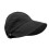Breathable Ponytail Hat Women's Sunscreen Hat Adjustable-Black 1