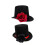 Permanente rozenhoed Rose Accent Ideaal voor-Rood 2