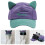 Cats Ear Baseball Caps with Pilot Sunglasses Quick-Purple 3
