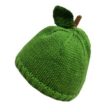 2000s Theme Creative Crochet Hat Soft Knitted-Green lemon hat