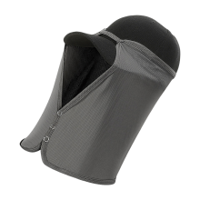 Comfortable Ice Silk Face Mask for Hat for Outdoor-Dark Grey