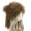 Lichtgewicht wintermuts Zachte harige polyester-Koffie kleur 1