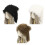 Lichtgewicht wintermuts Zachte harige polyester-Koffie kleur 2