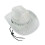 Glinting Panama Hat Studded Rhinestones Party Hat for-Silver 1