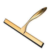 Shower Squeegee Stainless Steel with Hook, Large Bathroom, Mirror and Tile Cleaner, 14 Inch