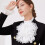 False Cuffs and Ruffled Lace Colonial Jabot Collar-White suit 7