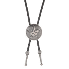 Unisex-Halskette, leichtes Metall-Stern-Charm,-Altes Silber