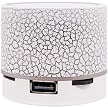 Mini-Lautsprecherkarte, kleiner Subwoofer aus Stahl, kabellose LED-Beleuchtung, Mini-Bluetooth