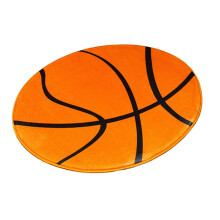 Round Baseball Chair Mat Skid Resistant Soft Rug for Bedroom Living Room Home Office