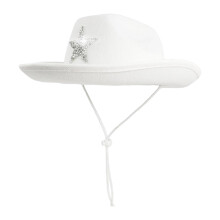 Strassstern-Cowboyhüte für Kinder, Cosplay-Westernhut für-Weiß