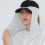 Comfortable Ice Silk Face Mask for Hat for Outdoor-Black 6