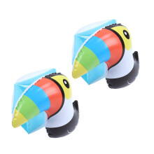Cute Toucan PVC Swimming Bracelet for Ages 36, Double Design, Easy Inflation
