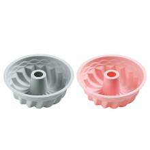 Silicone Bundt Cake Pan 6 Inch Non Stick Food Safe Ring Mold for Gugelhupf Baking 2pcs