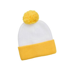Gebreide muts met contrasterende kleur, warme-2