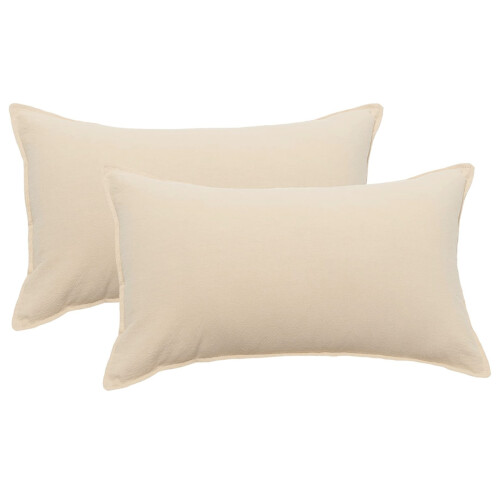 Durable And Comfortable Chenille Throw Pillow Covers, Solid Dyed Soft Chenille For Couch Sofa Bed Home Decoration, Reusable, Machine Washable, 30*50cm