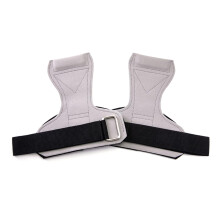 1 pair of weightlifting belts, handles, weightlifting belts, wrist straps for weightlifting, pullups gray