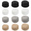 Black Crochet Weaving Net Hat Sewing Net Hat Big Hole-White M 2