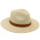 Elegant Panama Hat Oversized Straw Hat Breathable Sun Hat-Khaki 5