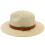 Elegant Panama Hat Oversized Straw Hat Breathable Sun Hat-Khaki 4