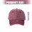Baseballkappe in Distressed-Farben, leicht zu-Marineblau 3