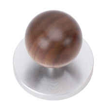 Tamper para café de 51 mm, pequeño - Madera maciza con acabado de hierro