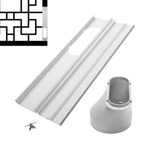 Air Conditioner Window Vent Kit – Adjustable Window Seal for AC
