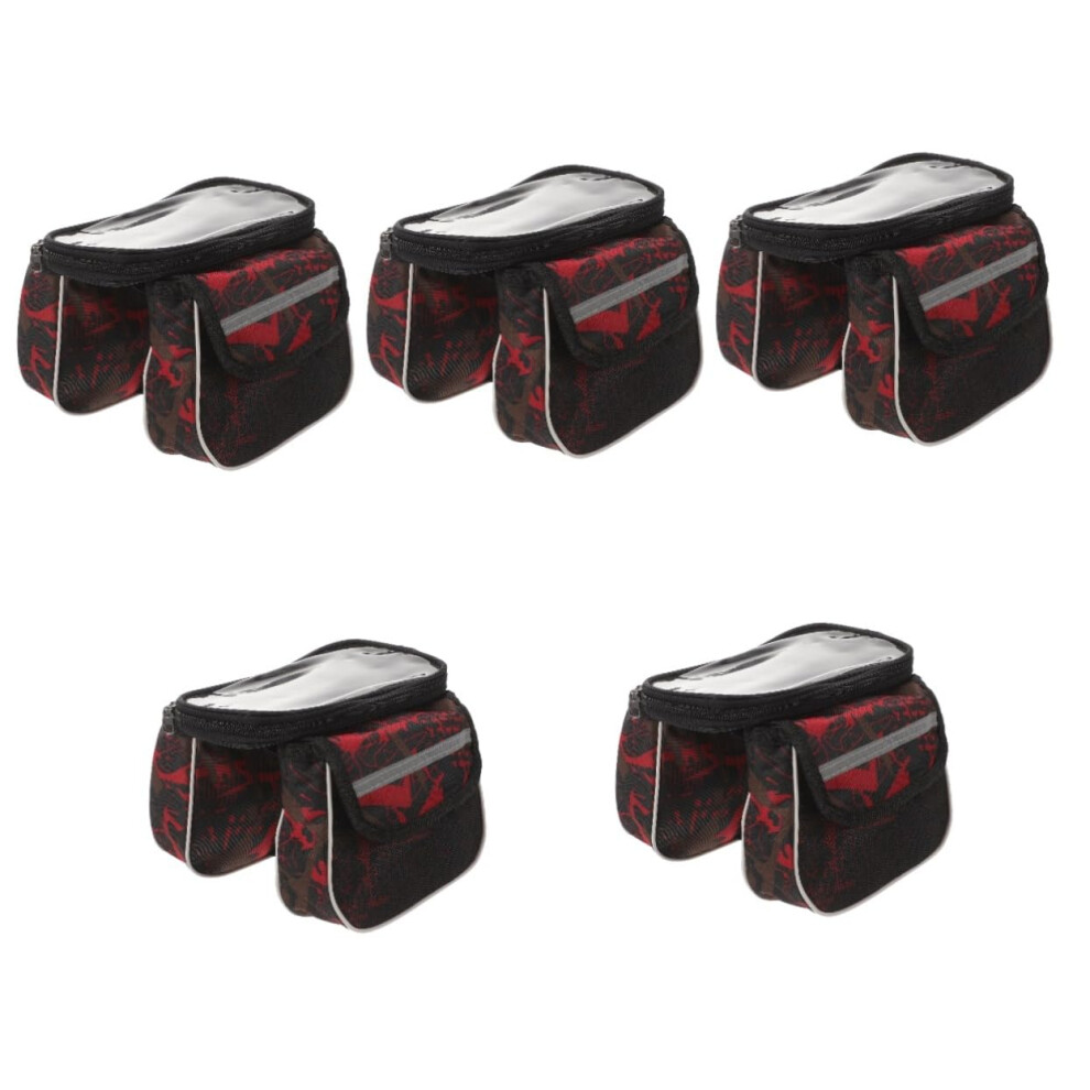 Bicycle Phone Case Handlebar Bag Accessories Oxford Fabric T Touchscreen 9001264662059