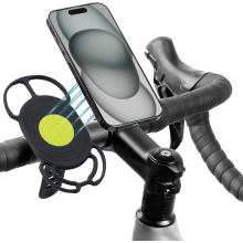 Magnetische Handyhalterung für Spinning-Bikes, Fahrrad-Handyhalterung, Heimtrainer und Fitnessstudio – Sicherer Handyhalter für O