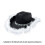 Feder-Brauthut, schimmernde Strasssteine, Cowboyhüte,-Schwarz 4