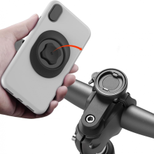 Handyhalterung für Fahrräder, Handyhalterung für Mountainbike-Vorbaukappe, universelle Handyklemme aus Aluminium für Lenker, Handy