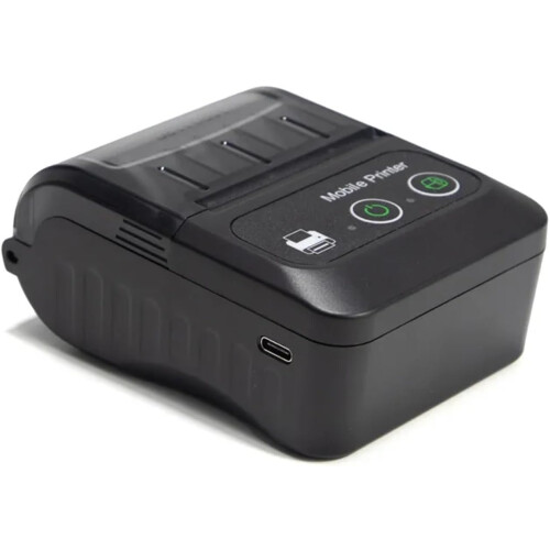 Portable Mini 58mm Receipt Thermal Printer Handheld Bluetooth Cashier Ticket Bill Printer Compatible for Text QRCode/Barcode/Batch Number/Date/Image 2