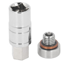 Stainless Steel M12x1.75 Oil Drain Plug Self Tapping Oil Pan Repair Kit