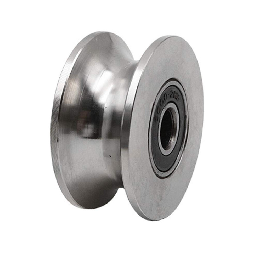 Heavy Duty 2.7' Sliding Gate Roller With U Groove Wheel Bearing Pulley Rail Rigid Swivel Castor For Lifting Swing Sliding Gate (U Groove 2.7') 9001264660222