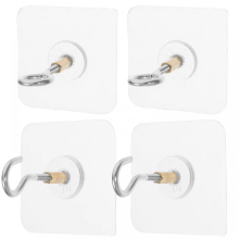 Stück selbstklebende Deckenhaken, robuste Deckenhaken zum Aufhängen von Pflanzen, selbstklebende Deckenhaken zum Anbringen an Lamp