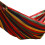 Tragbare Polyester-Baumwoll-Gartenhängematte, 200 kg, Rot, 260x80cm 9