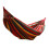 Tragbare Polyester-Baumwoll-Gartenhängematte, 200 kg, Rot, 260x80cm 6