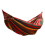 Tragbare Polyester-Baumwoll-Gartenhängematte, 200 kg, Rot, 260x80cm 11