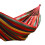 Tragbare Polyester-Baumwoll-Gartenhängematte, 200 kg, Rot, 260x80cm 10