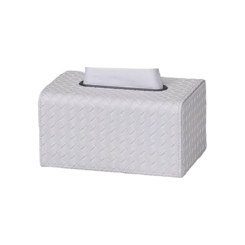 Modern white tissue box for home, office, restaurant, decor