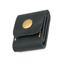 Guitar pick holder, leather, guitar pick organizer, pick holder, case, guitar pick storage bags, guitar pick bag black
