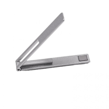 Verstellbare Tisch-Handyhalterung, vertikal und horizontal, schwarzes, dünnes Aluminium, Halterung mit Ladefunktion, magnetischer