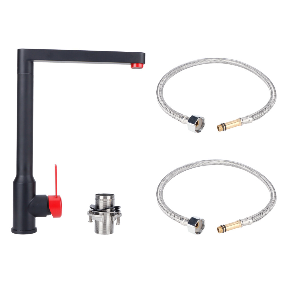 Strong Closure Faucet Supply Line Stainless Steel Braided Hose With Male Connector Compression Thread Leak Proof High Temperature Resisting Pressure E 9466005092760