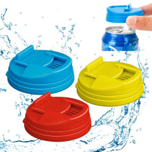 Reusable Soda Can Lids for 2.13 Inch Beer Juice, Round Drink Covers, 3 Pack