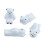 Ceramic chopstick rests Bear holders for chopsticks Elegant utensil 1