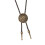 Modieuze verstelbare Frontier Bolo Tie metalen sterbedel-Bronzen 1