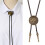 Modieuze verstelbare Frontier Bolo Tie metalen sterbedel-Bronzen 3