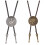 Modieuze verstelbare Frontier Bolo Tie metalen sterbedel-Bronzen 2