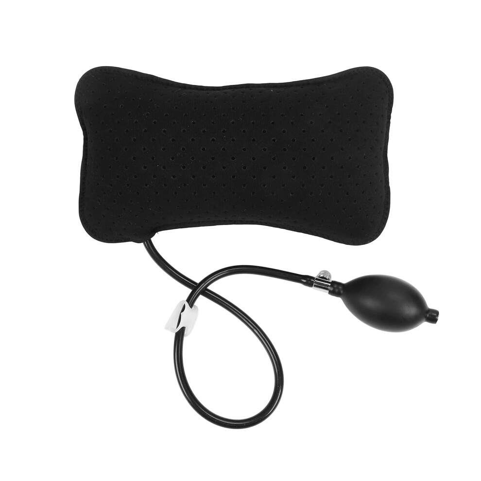 Inflatable Lumbar Support Pillow, Washable Breathable Portable Firm Back Cushion
