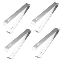Ice Cube Tongs Stainless Steel with Ergonomic Handle for Bar, Coffee, Kitchen Use